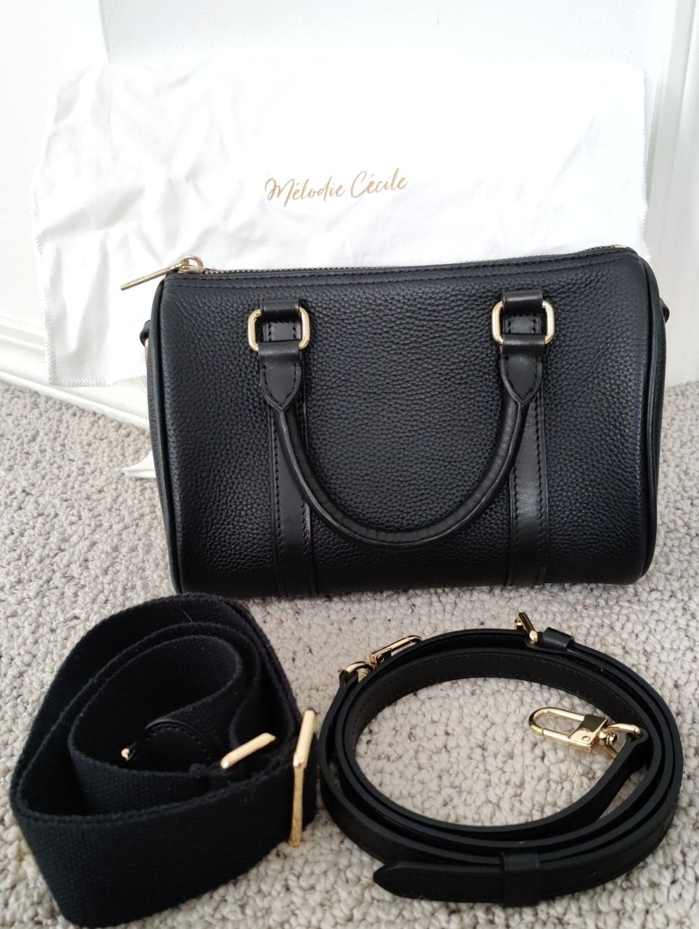 Dress Up Your Purse Mini Boston Bag
